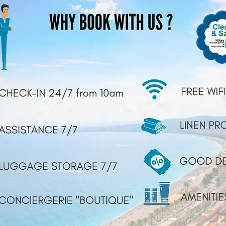 Apartment Nestor&jeeves - Angel's Bay - Center - Close Beaches Nizza